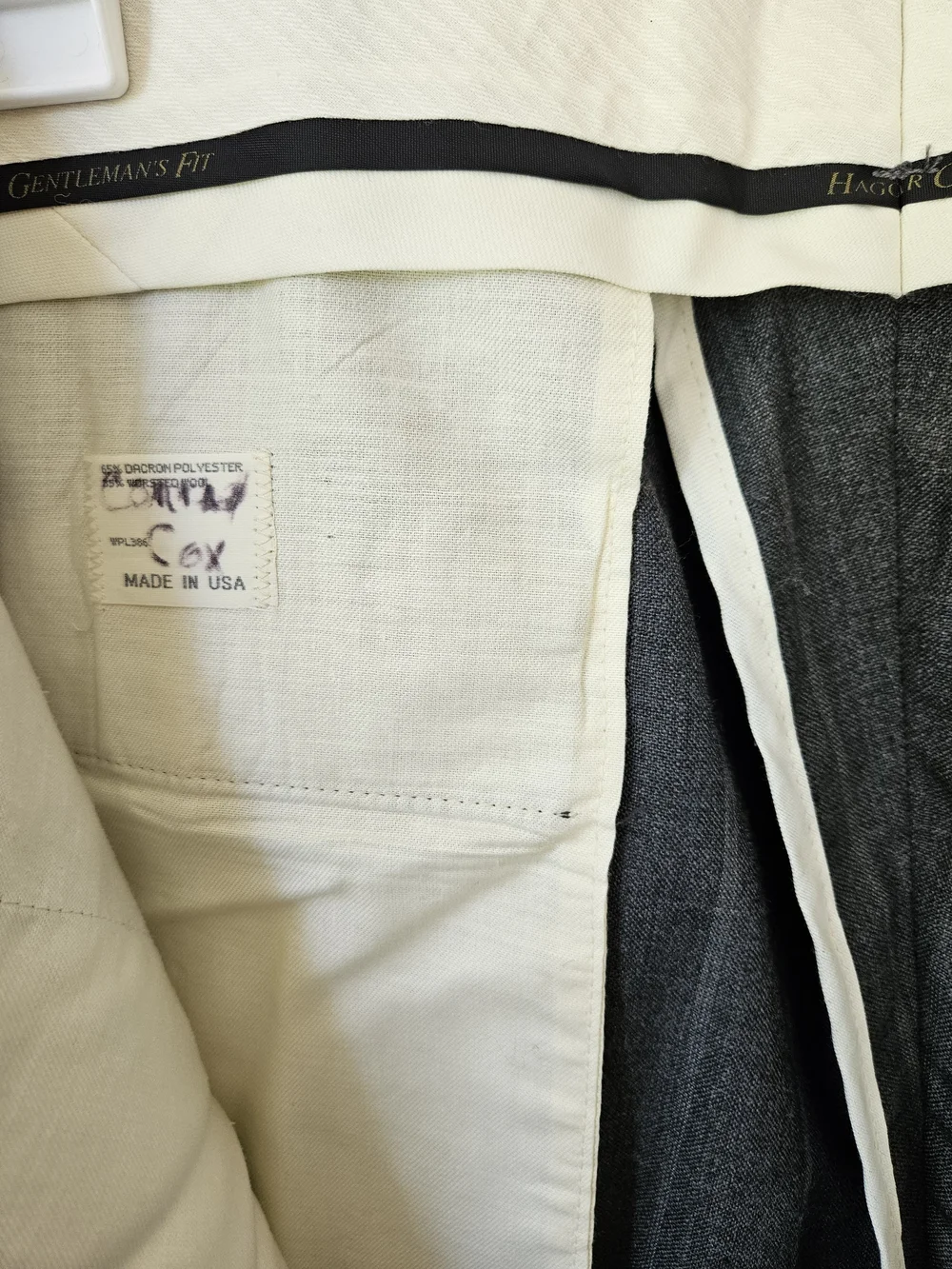 Haggar Gray Pinstripe Suit Jacket - Tailored Two-Button Blazer